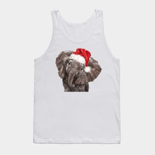 Christmas Baby Elephant Tank Top